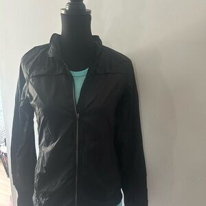 Nike Black Bomber Jacket with Structured Shoulders